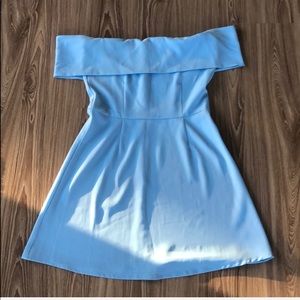 Over the shoulder dress